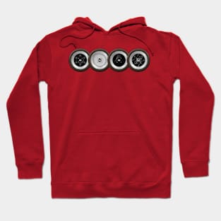 JDM Wheel Combo Pixelart Hoodie